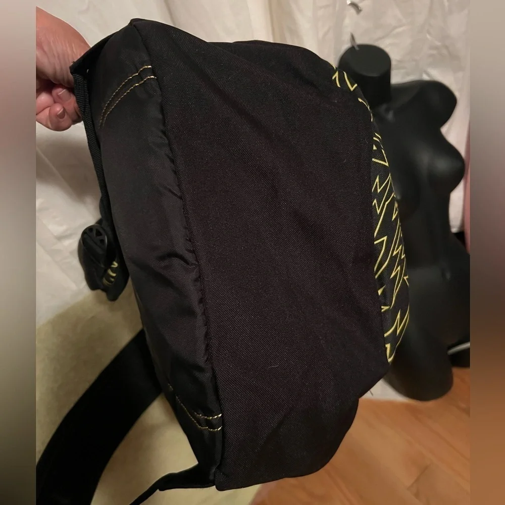 High Sierra Fatboy Backpack Black & Yellow EUC